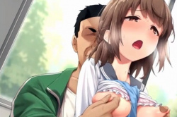 中年チンポの虜に堕ちた無垢な女学生…臭い獣のような肉棒で膣奥をガン突きされイケる体に調教されちゃう?の画像