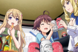 美少女達に見られながらチンポ握られただけで射精って早漏過ぎだろっ!可愛いお顔にザーメンぶっかけ?の画像