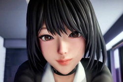 豊満なクビレ美女が制服姿で着SEX!無毛の膣からドロ~っと精液がこぼれる禁断の生出し姦?の画像