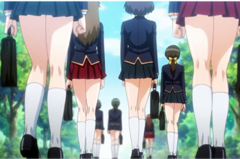 スラりと伸びたJKの生脚がエロい…姉妹で交互に犯される背徳の相姦！破瓜の鮮血が生々しい?の画像