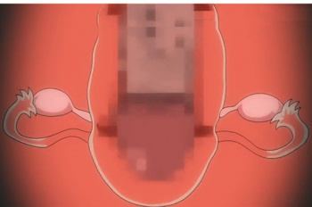 反り勃つ極太の巨根で子宮を激突きされ快感堕ちのお嬢…強がっても膣への強烈な快楽には敵わない?の画像