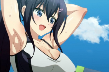 彼氏が抱いてくれなくて溜まってるんでしょ？オナニー三昧の脇キレイな美少女とのSEXを懇願するやべぇオヤジ…中年の肉棒でどっぷり膣内射精?の画像