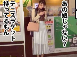 【ナンパ】スラリ美脚を見せ付けて脚長長身モデル級の激エロかわいいテニス美人がエロ乱れ!の画像