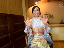 女性上位ベロチューや着物を脱ぎながら痴女みグラインド騎乗位してエッチに乱れちゃう古風おもてなし美熟女！の画像