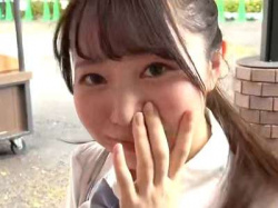 アオハル性春パイパンまんこドピュ膣内射精セックスしてエッチに乱れちゃうGカップ巨乳ボディで顔面優勝レベルの美人女子校生!の画像