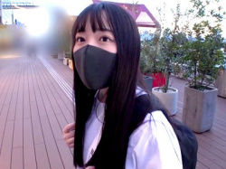 【巨乳×素人】美巨乳おっぱいピンク乳首で激カワの黒髪RRフェイス美人な20歳ちゃんがエロい流れ！の画像