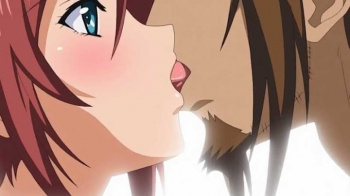 【エロアニメ】覚えたかな？今のが大人のキス♪思いを寄せている従兄が横で寝ているのにわけのわからないギャル男にファーストキスと奪われる！しかも舌を絡ませる方の画像