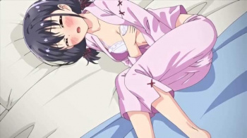 【エロアニメ】お兄ちゃん好き！お兄ちゃん好きなのぉ～♥兄を想いひとりえっちする妹、これから添い寝してくれるのに指がとまらない！の画像