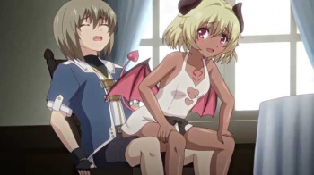 【エロアニメ】「気持ち良くて、びっくりしちゃった♪」初めての射精は膣内で！サキュバスに押しかけられ搾精逆レイプされるショタ！の画像