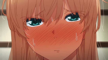 【エロアニメ】「体中が疼くのぉ♥お願い鎮めて♥」持っていた溶剤を彼女の身体にぶちまけてしまう！すると彼女の雰囲気は色っぽく一変！の画像