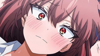 【エロアニメ】「すごい！簡単に指入っちゃった！」僕は興奮を抑えられなかった。許可を得ず指を入れたらびっくりしてた先輩、可愛い♥の画像
