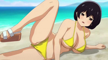 【新作エロアニメ】憧れの女上司が、相部屋出張の隣のベッドで絶倫男に寝取られている 第1話 初夜傍聴の画像