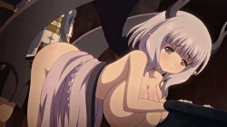 【エロアニメ】「貴方の愛！私の奥まで感じますぅ！」ショタとバックで突かれながら揺れる爆乳からは母乳が噴出しているサキュバスさん！の画像