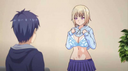 【エロアニメ】「してくれませんか？」いきなり友達のパパの前で、自ら上着をたくし上げ、可愛い乳房を露出させて迫ってくる！の画像