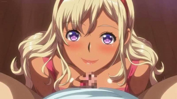 【エロアニメ】期末試験で留年寸前！おバカな黒ギャル同級生が「お勉強をみてくれる..私はちんぽの面倒みてあげる♪」秘密の家庭教師は濃厚お口フェラ専門の特別授業！の画像