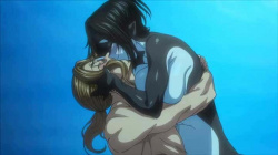 【エロアニメ】奥手なシャチ娘、大好きな飼育員さんに恋焦がれ...二人きりのアクアショーで想いが溢れ、水中で初めて結ばれる。溺れるほどの快感に愛と潮を噴き上げる水中ハメ。の画像