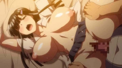 【エロアニメ】野球部エースの彼女は学園No.1豊満マドンナ。中年教師の「認識改変手帳」で「性活指導は生中出しが必修」と洗脳され、保健室で処女膜を破られ号泣アクメ！の画像