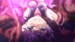 【エロアニメ】私立学園の悲劇！？アプリで魔法少女に変身した三人が異形の触手に全身を弄られ快楽堕ち！助けに来た先輩も堕天使軍団に無惨に蹂躙される。の画像