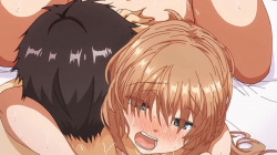 【エロアニメ】祖父の模型店を継いだ僕。爆乳常連ＪＤの指導中に謎の溶剤で彼女が発情！理性が飛んだムチムチ肉体に誘惑され店内で濃厚交尾する。の画像