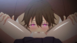 【エロアニメ】かつての童貞が発情犬のようにギャルマンコを貪るクンニ絶倫男へ変貌！動画を見ながらの公開奉仕に濡れそぼるドSギャル。の画像