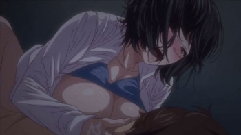 【エロアニメ】リビングで泥酔して胸元はだけた姉をオカズに暴発寸前だった僕と目が合った瞬間から始まる唇だけは交わさない背徳的な肉体関係。の画像