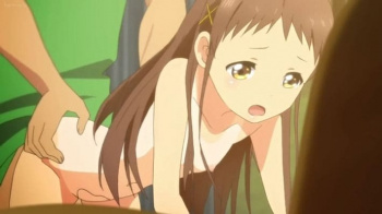 【エロアニメ】駄菓子屋店主の夢叶う！無邪気な少女3人と秘密の情事、悩み相談で始まるド変態プレイ、未熟な肢体を玩具や肉棒で開発し尽くすハードな田舎性活。の画像