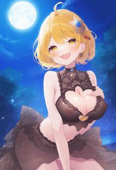 【Vtuber】夜空メル　風の萌えエロ画像の画像