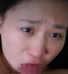 フェラ好きのための動画 ありがとう 口内射精 フェラチオ 韓国 カップル 個人撮影の画像
