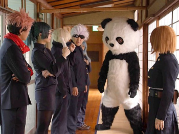 ＜原作コラボ＞特級呪術で脳みそ調教…洗脳された暴走デカチンの肉便器となるロリ巨乳な制服JKを連続中出し…3P輪姦レ●プ！の画像