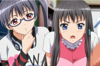 少女は反り勃つチンポに興味深々！柔らかおっぱいに挟んでヌポヌポ刺激…大量の精子をぶっかけられちゃう?の画像