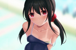 「気持ちイイこと教えてっ」無垢なちっぱい少女を言葉巧みに犯す爺達！スク水ズラしてデカチン挿入の鬼畜姦?の画像