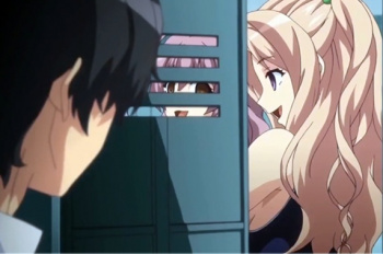 「水泳の着替えは面倒だよ…」スク水女子高生の着替えを隠れて視聴！やべぇ男に犯される美少女たち?の画像