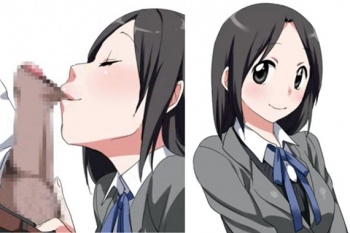 唇でつまんで包皮ムキムキ…可憐な美少女が男根を優しく射精に導く！小さな口内にどっぷり生出し?の画像