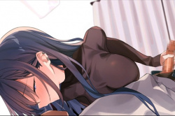 チンポをしごく快感で目を覚ますと…お隣さんがおっぱい押し付け淫ら顔！逆ネトリで襲われちゃう?の画像