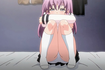 パンT丸見えでの体育座りは超エッチ！幼顔の女子高生が生徒を救うため拘束され犯される…気持ちイイ訳ないと言いながら感じ始める?の画像