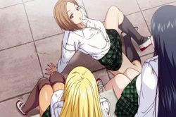 イケイケの女子高生が勢いで反り勃つチンポをインサート！奥をズンズン突かれる快感にメス堕ちの表情がイイ?の画像
