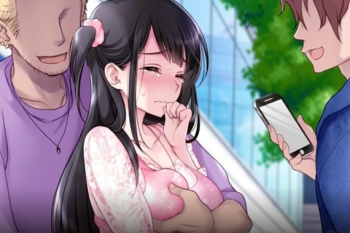 DQNに絡まれ涙目の美少女…豊満おっぱいを揉まれちゃうウブ娘が超可愛い！お口の中にどっぷりザーメン放出?の画像