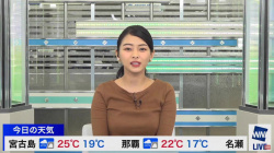 角田奈緒子キャスター　巨乳くっきり天気予報！！の画像