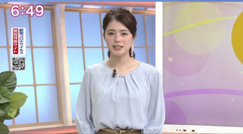 川﨑理加アナ　ニュースほっと関西　NHKニュースの画像