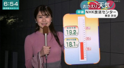 NHKに新たな「巨乳」お天気お姉さんが現れる！！の画像