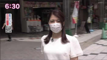川﨑理加アナ　巨乳ロケ！の画像