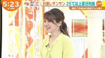 皆川玲奈アナ　はやドキ！の画像