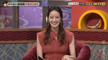 後呂有紗アナ　ノースリーブの胸の小窓！の画像