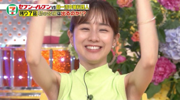 田中みな実アナが脇全開！！の画像