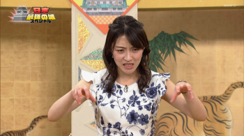 赤木野々花アナ　ノースリーブ！　日本「最強の城」の画像