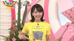 杉原凜アナ　24時間テレビTシャツでおっぱいパツパツ！の画像