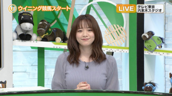 森香澄アナ　ニットの巨乳 ＆ ミニスカ▼ゾーン！！の画像