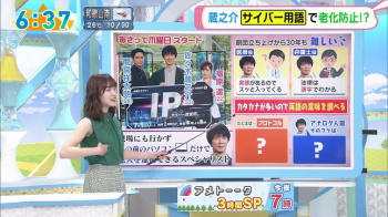 澤田有也佳アナ　セクシーノースリーブ！の画像