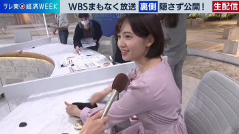 田中瞳アナ　「WBS」放送の舞台裏を生配信！の画像