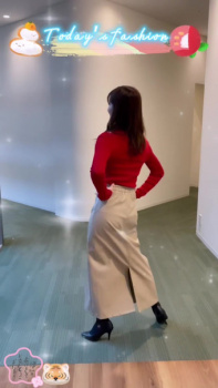 中村秀香アナ お尻にTバックのようなラインがクッキリ!!【GIF動画あり】の画像